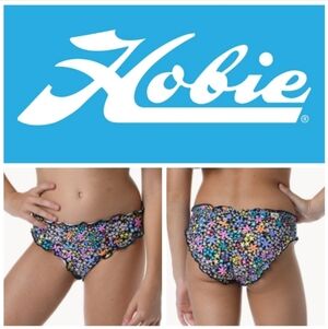 Hobie Girls' Ruffle Hipster Swim Bottom. Size 16